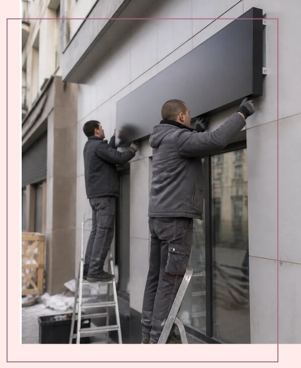 Изготовление и монтаж вывесок на здание под ключ в Кирове