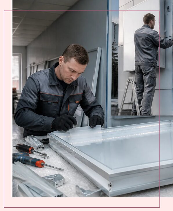 Изготовление и монтаж кристалайтов для рекламы в Кирове