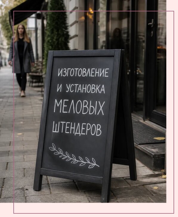 Меловые штендеры в Кирове по цене от 6607 р. | Аванза-Кро